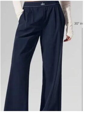 ALO Yoga Women's Wide Leg Pants size XL black